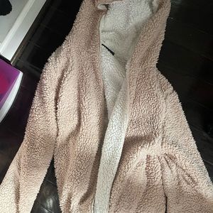 Oversized Reversible Sherpa Jacket